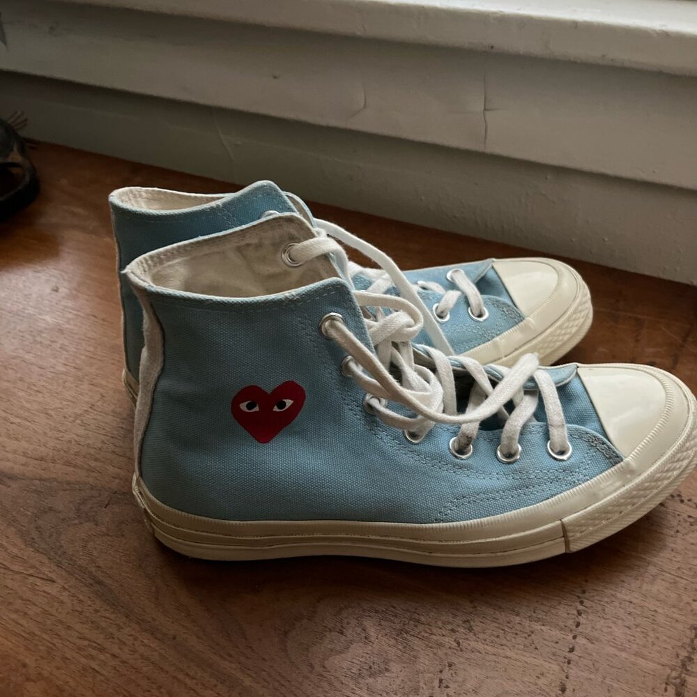 RARE cdg commes des garcons play converse women 8 rare color